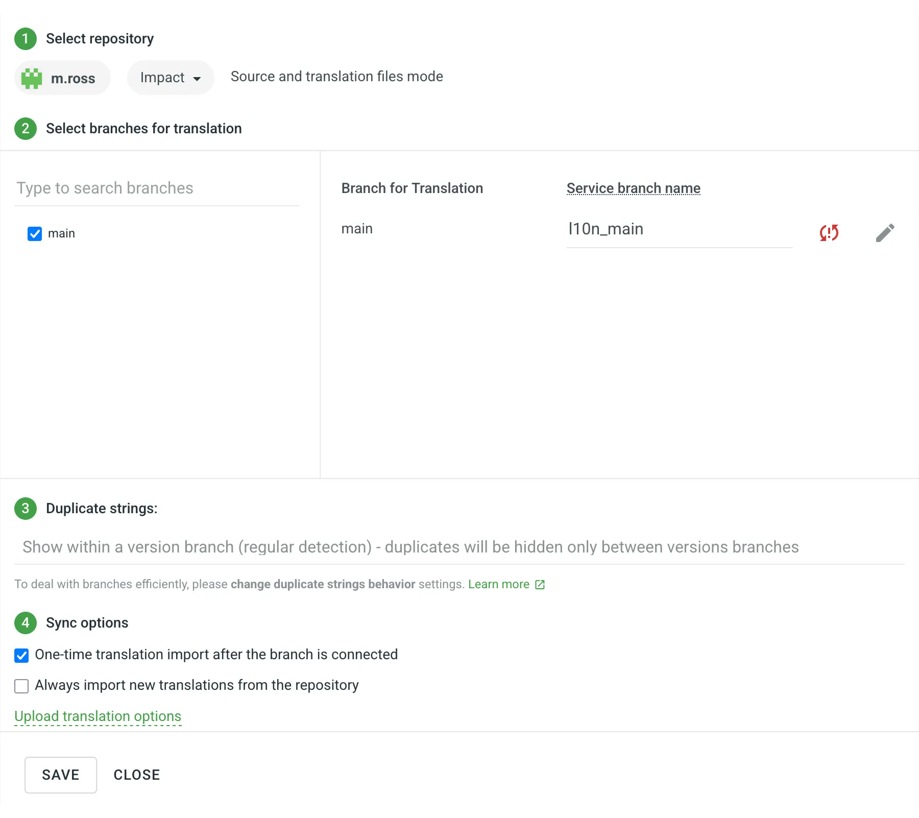 Bitbucket Integration Unconfigured